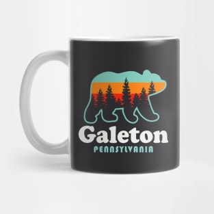 Galeton PA Galeton Pennsylvania Hunting Fishing Bear Mug